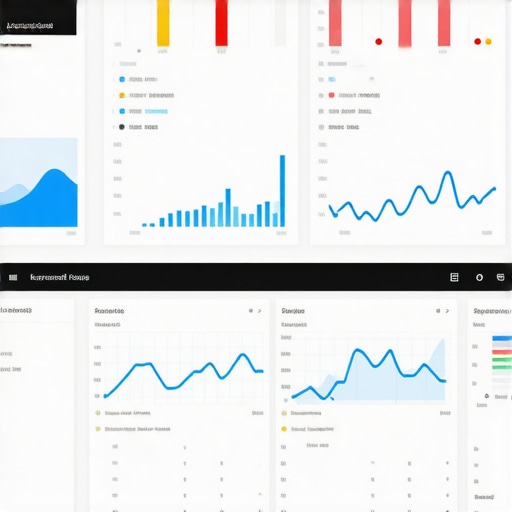 Analytics dashboard displaying local SEO metrics, maps, and keyword data.