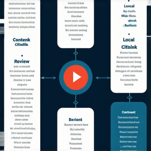 Infographic of Advanced Local SEO Strategies for Map Pack Infographic illustrating advanced strategies for dominating the Google local 3-pack.