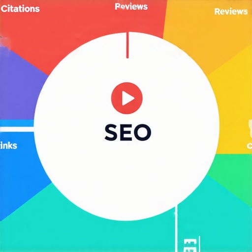 Local SEO Strategy Infographic Infographic illustrating key local SEO factors for map pack dominance.
