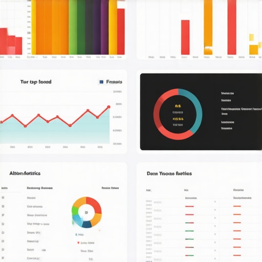 Local SEO Tools Dashboard Analytics dashboard with local SEO metrics and rankings