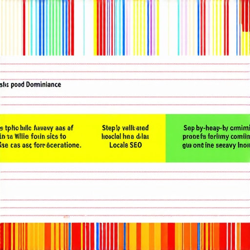 Infographic illustrating proven tactics for local map pack control