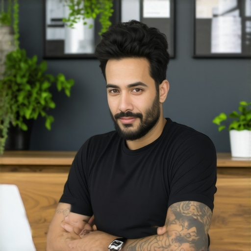 Business owner adding photos and posts to Google My Business profile.