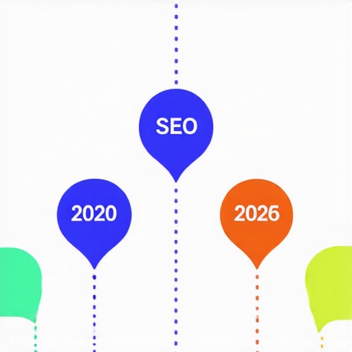 Diagram showing layers of local SEO signals stacking for map pack domination