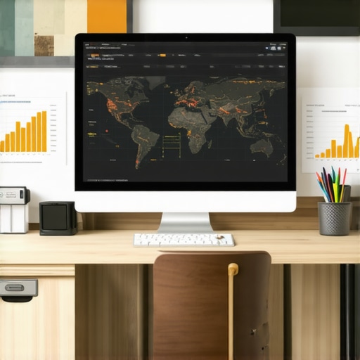 Screenshot of SEO software dashboard with local rank tracking and citation management.